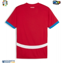 Moški Nogometni dresi Srbija Domači EP 2024 Kratek Rokav